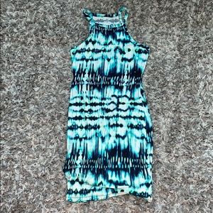 Tie-dye beautiful dress